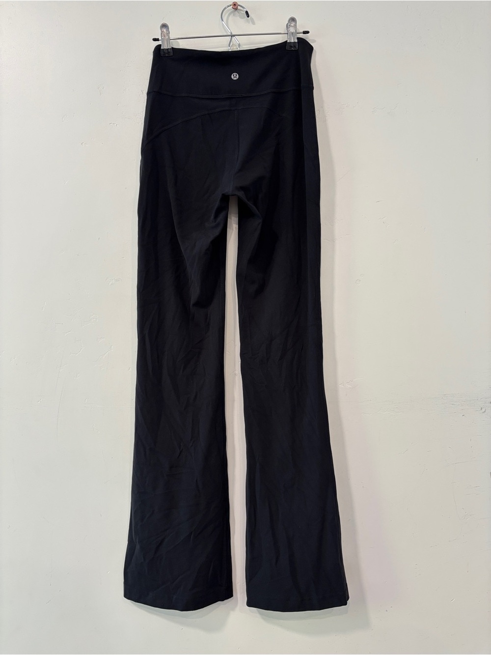Black Lululemon Leggings High Waisted Flare Pant size 6 Groove Nulu Collection